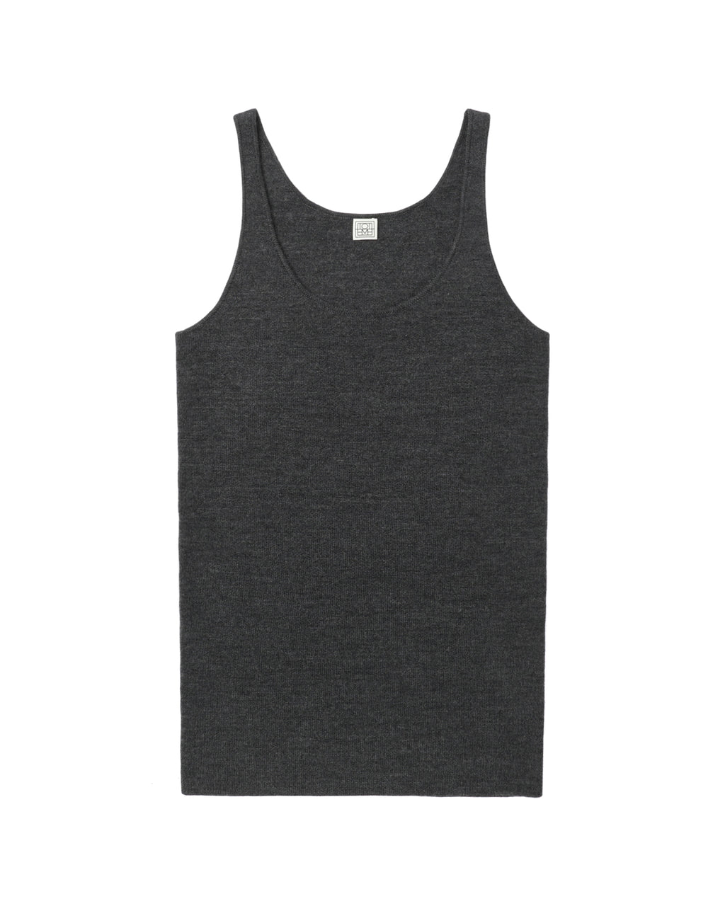 Compact knit tank top