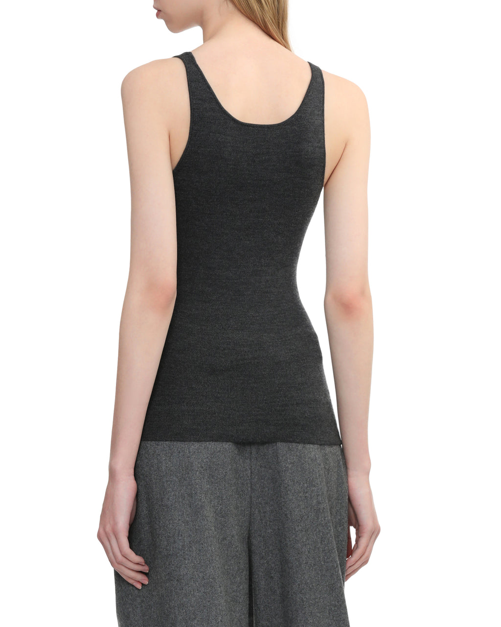 Compact knit tank top
