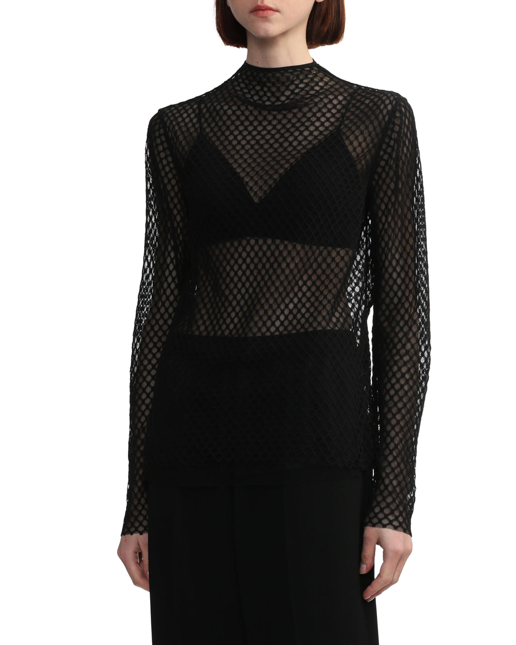 Sheer lace top