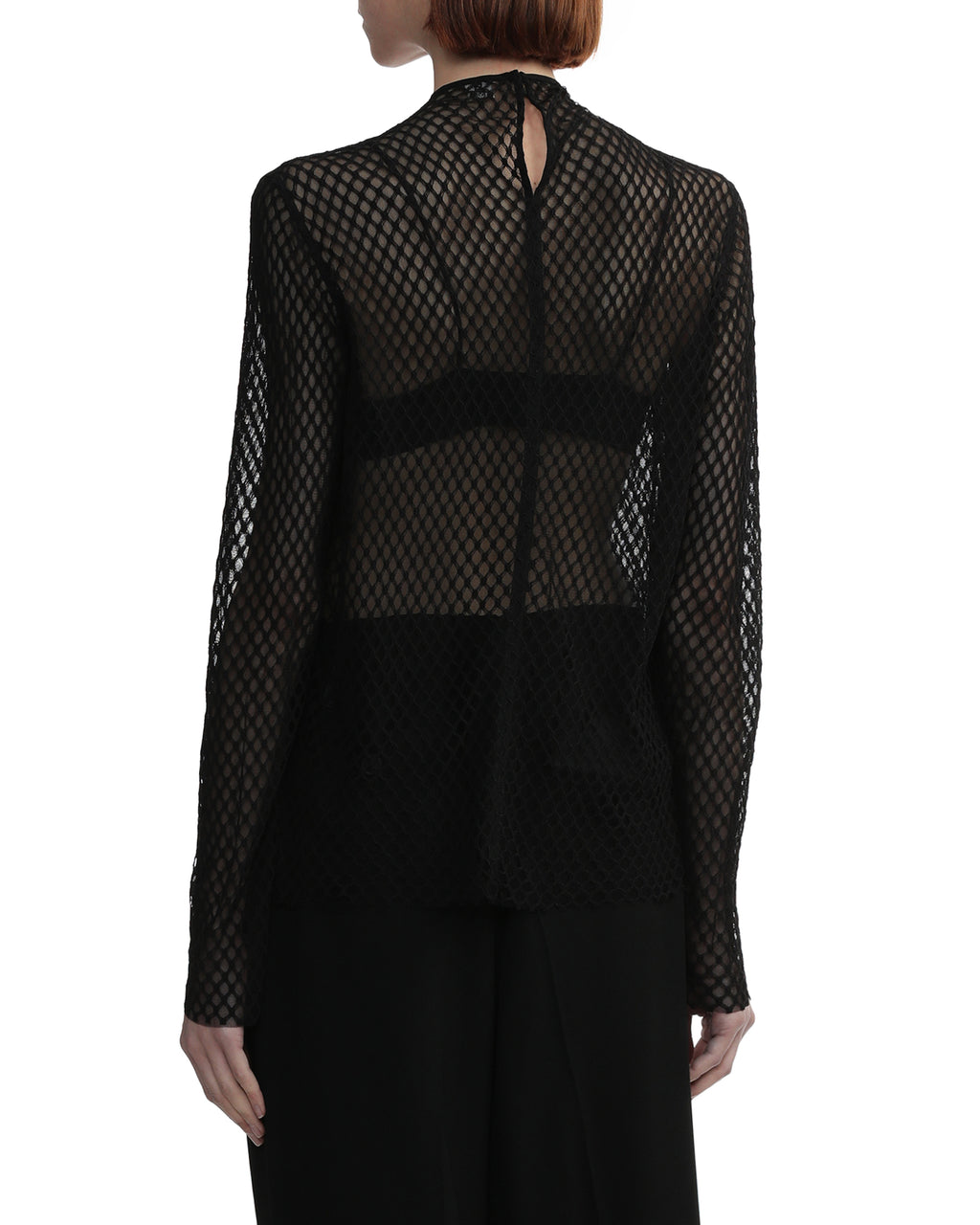 Sheer lace top