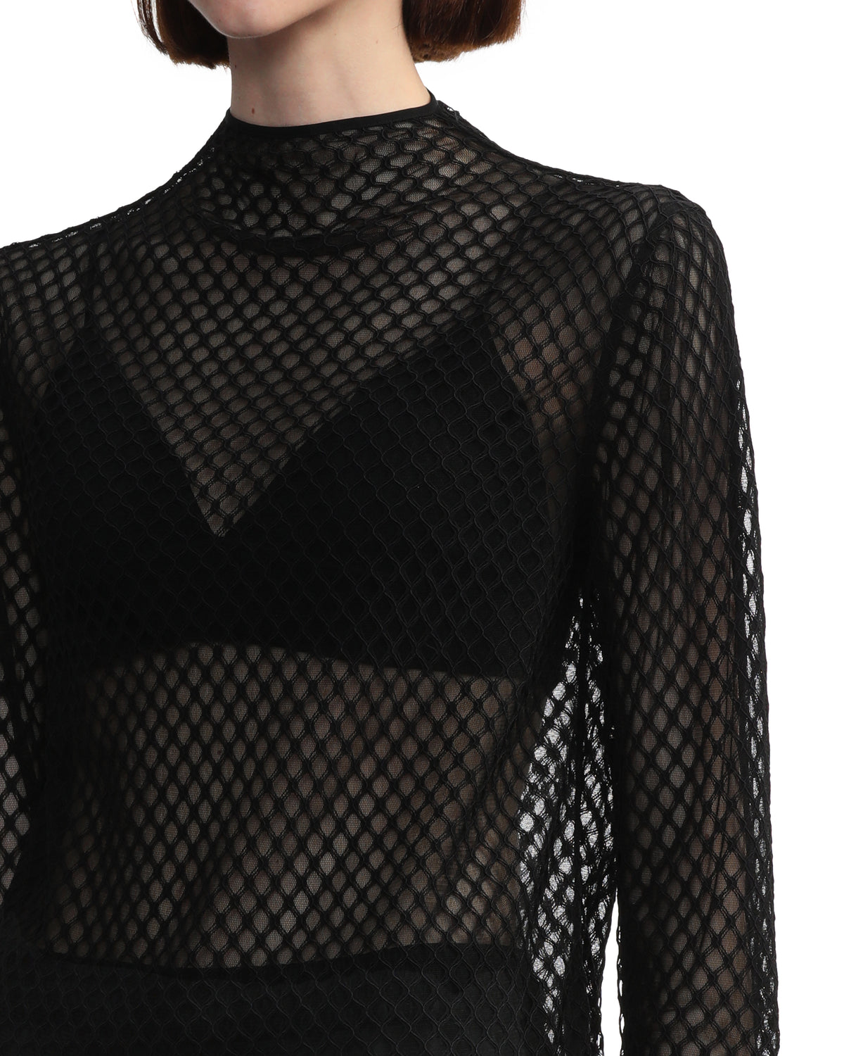 Sheer lace top