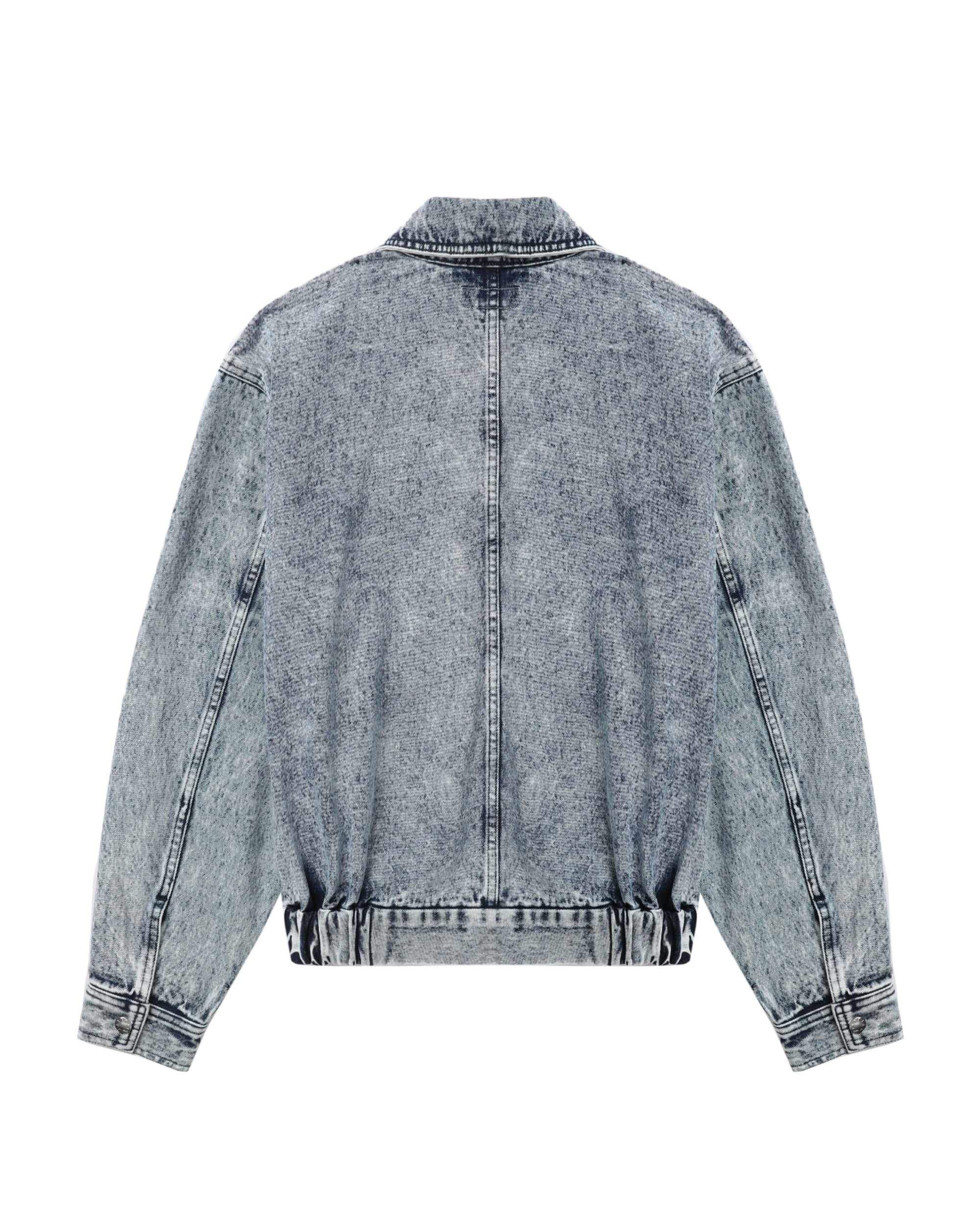 Zip-up denim jacket