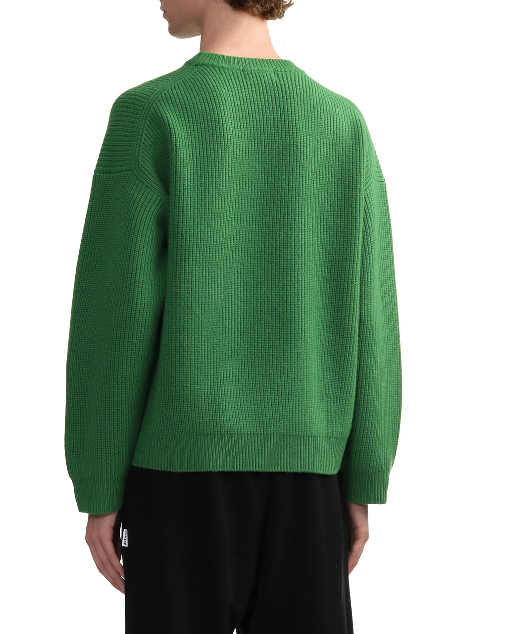 Wool ribbed pullover