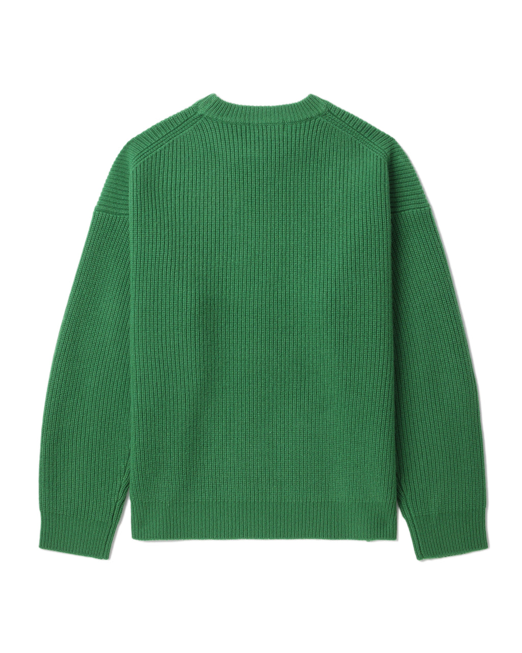 Wool ribbed pullover