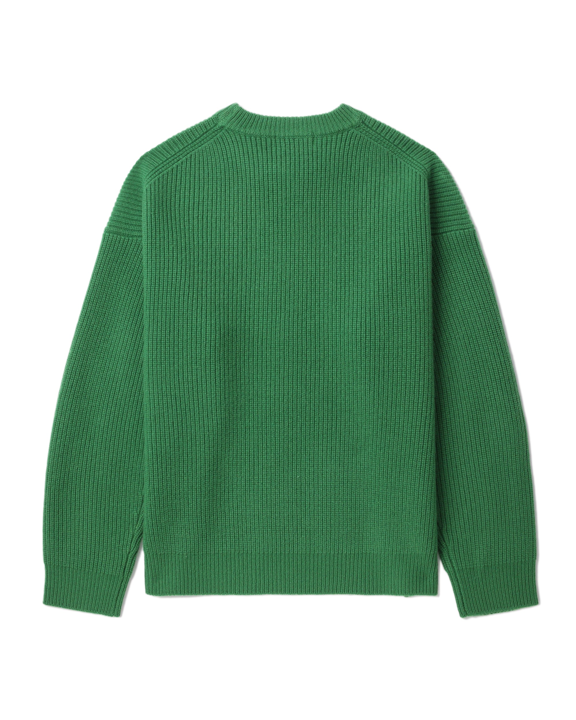 Wool ribbed pullover