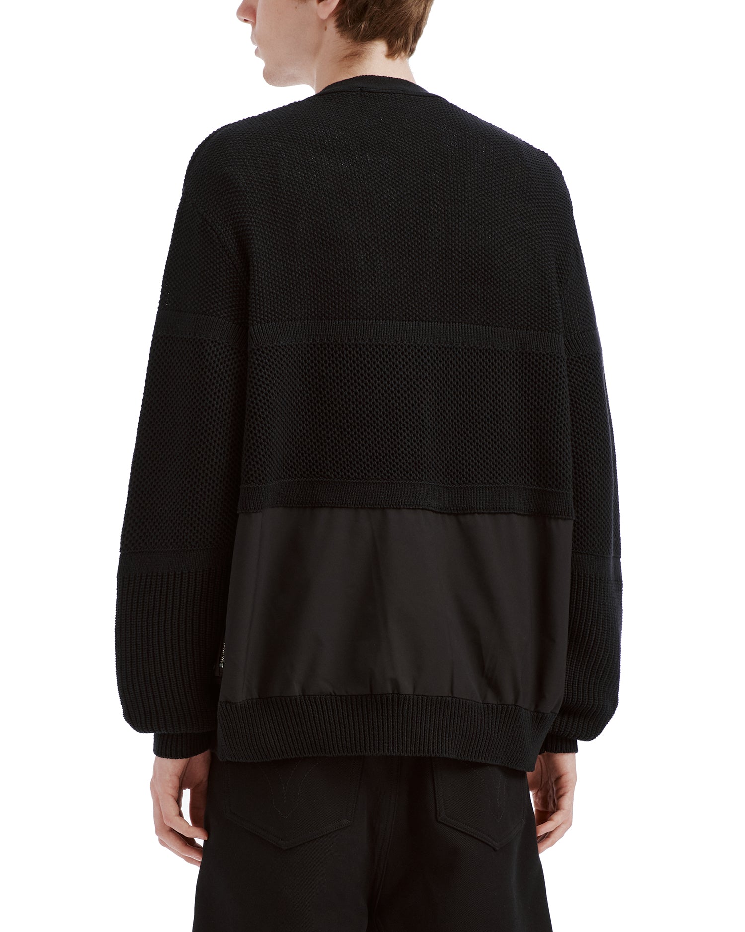 Zip-pocket cardigan