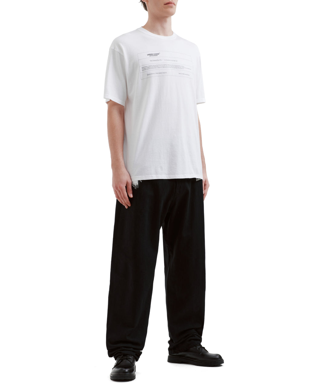 Graphic motif jeans