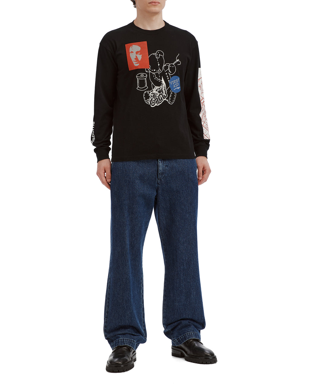 Graphic long sleeve tee