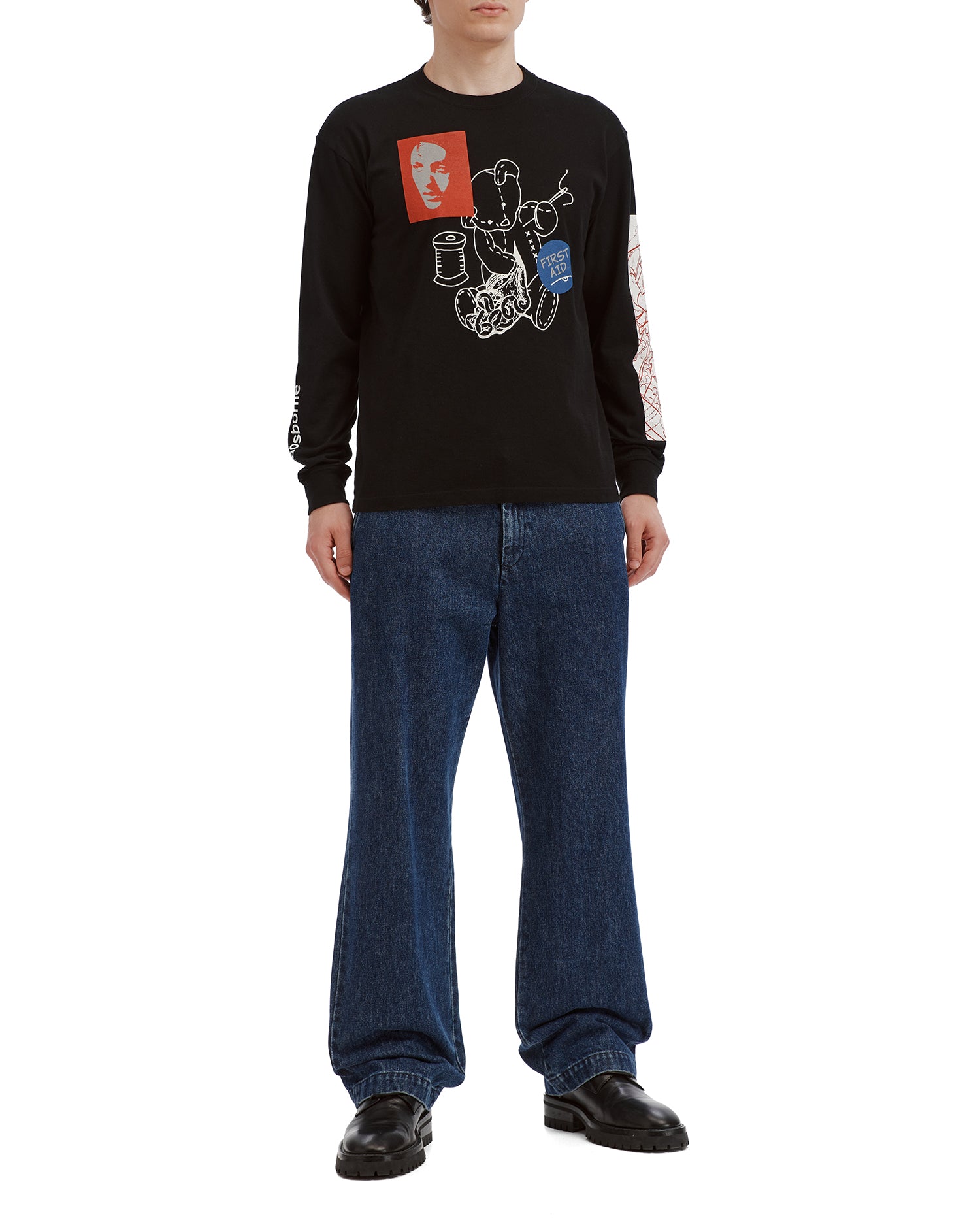 Graphic long sleeve tee