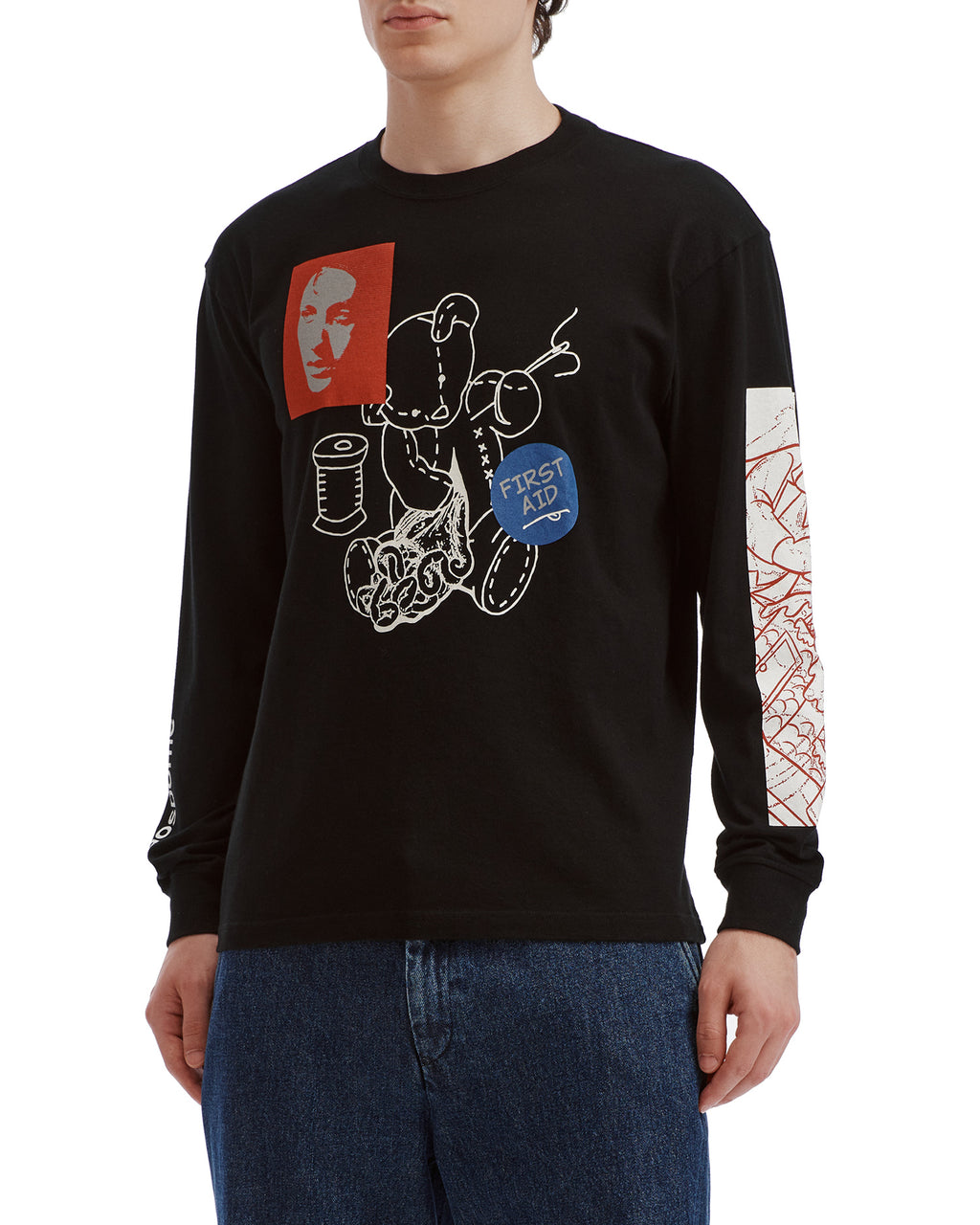Graphic long sleeve tee