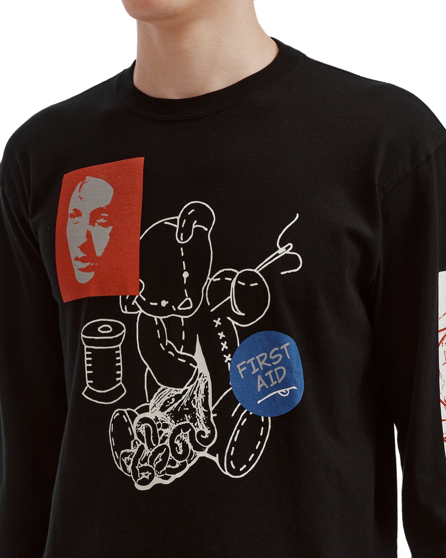 Graphic long sleeve tee