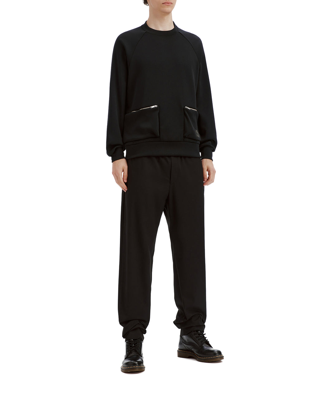 Zip-pocket sweater