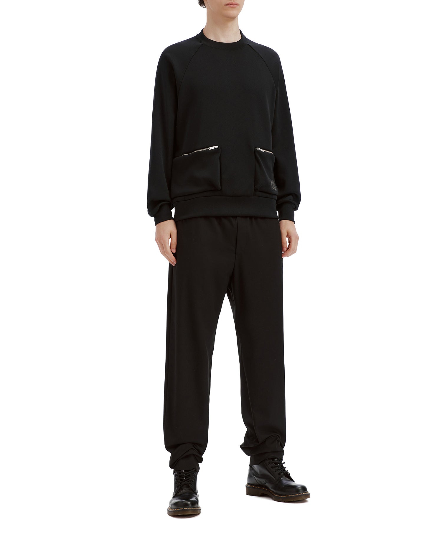 Zip-pocket sweater