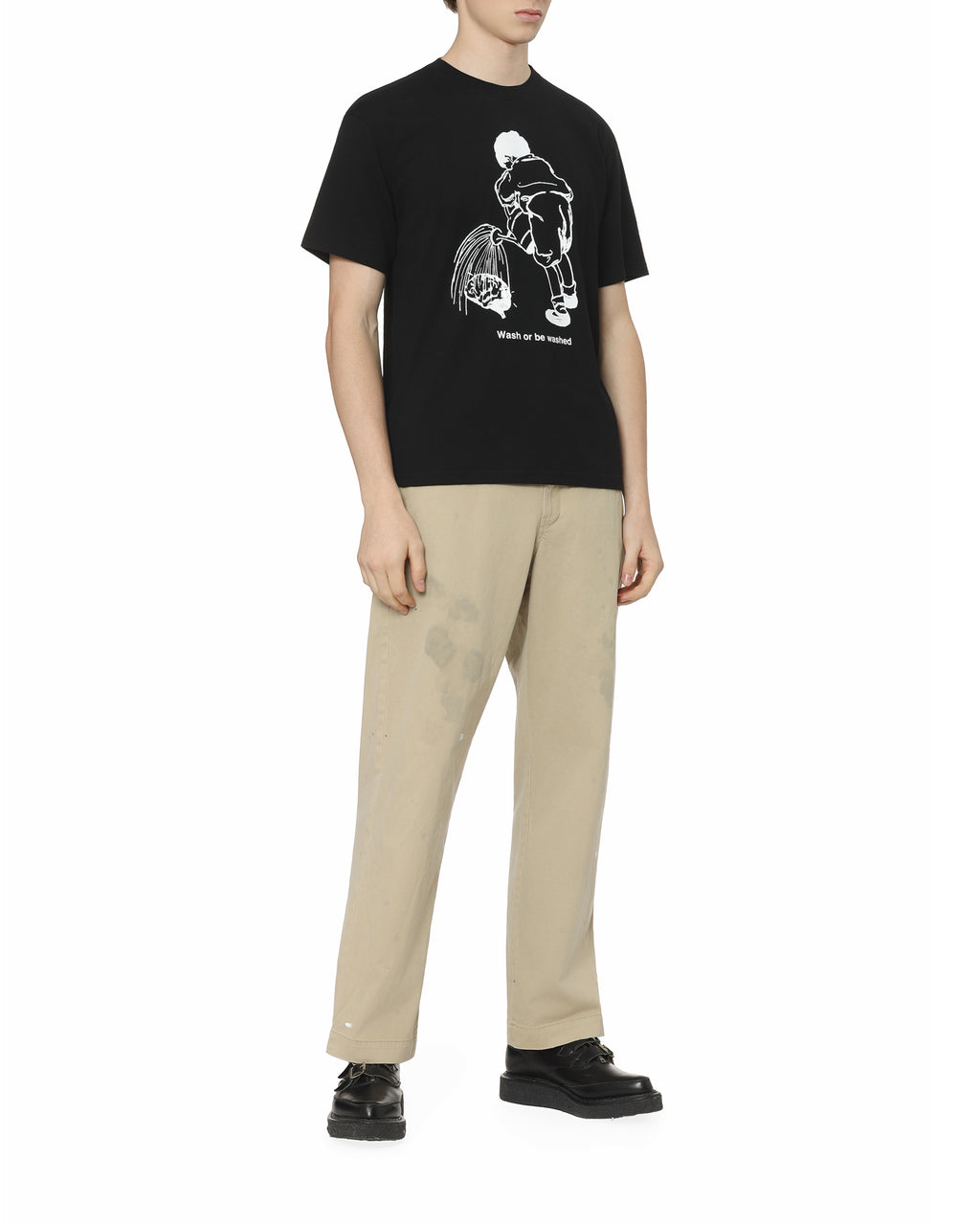 Slogan graphic tee