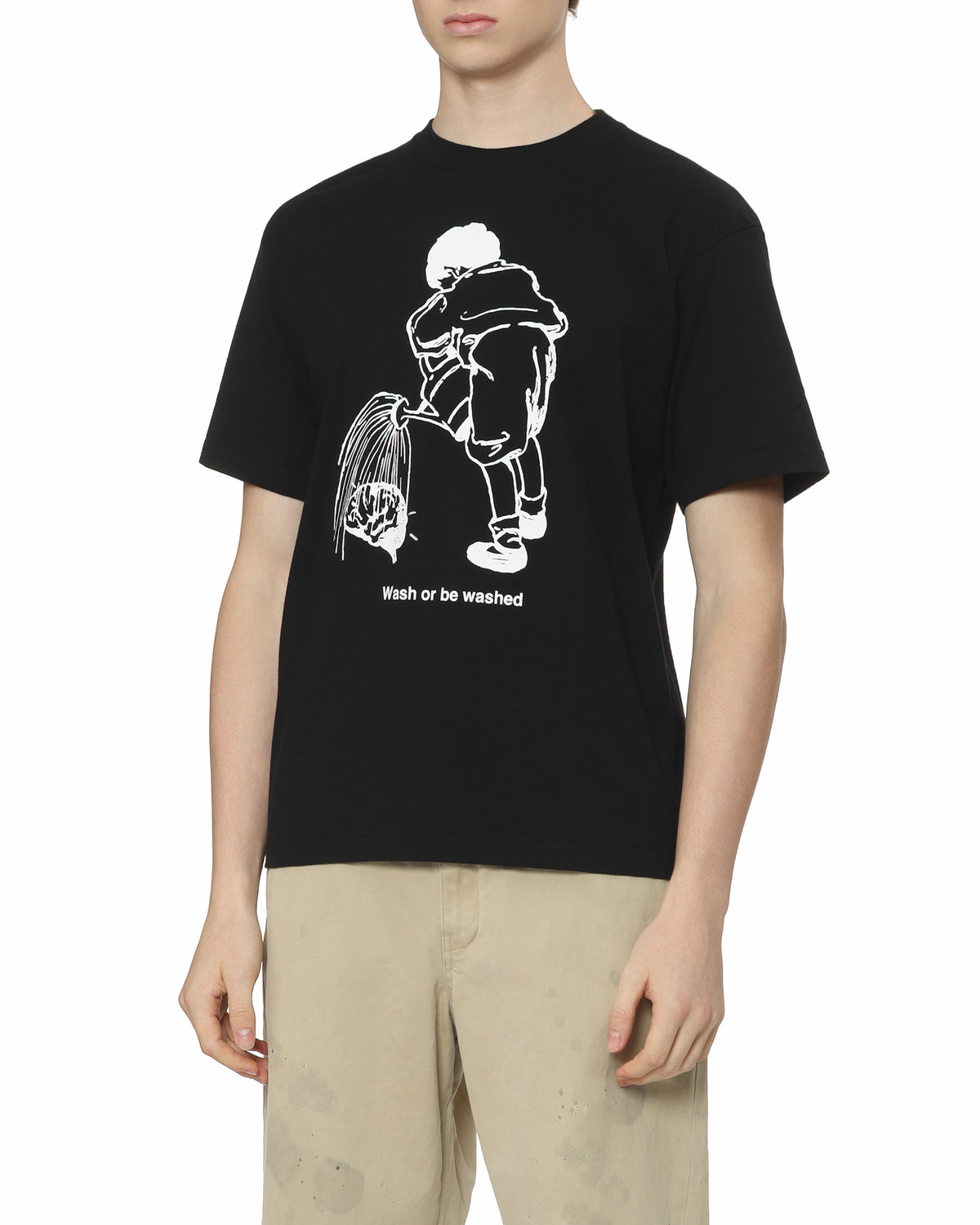 Slogan graphic tee