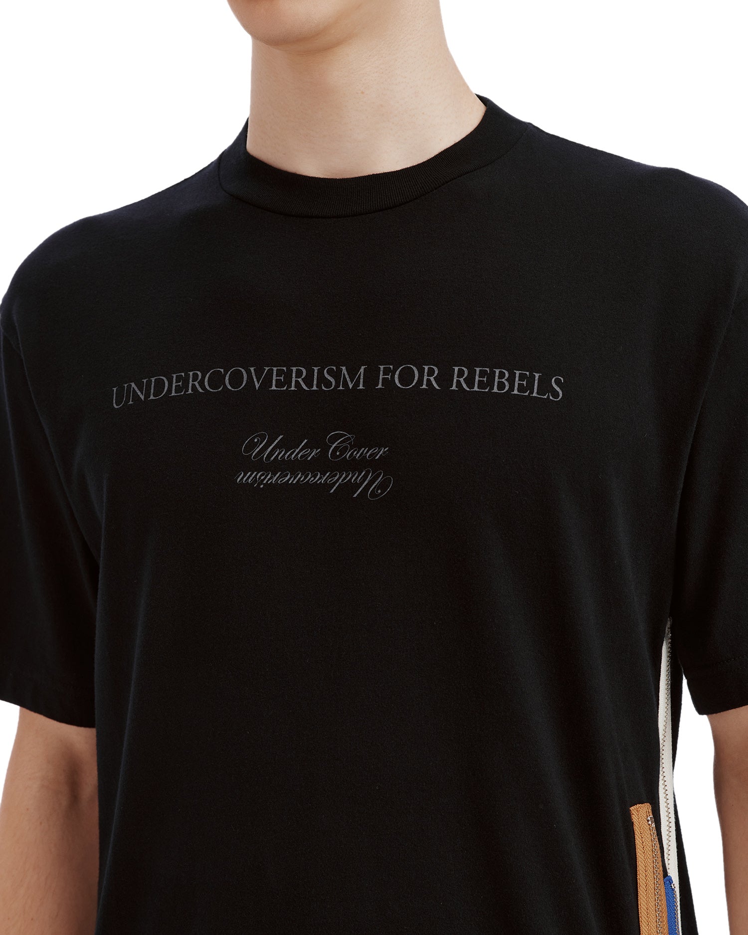 Zipper outseams tee