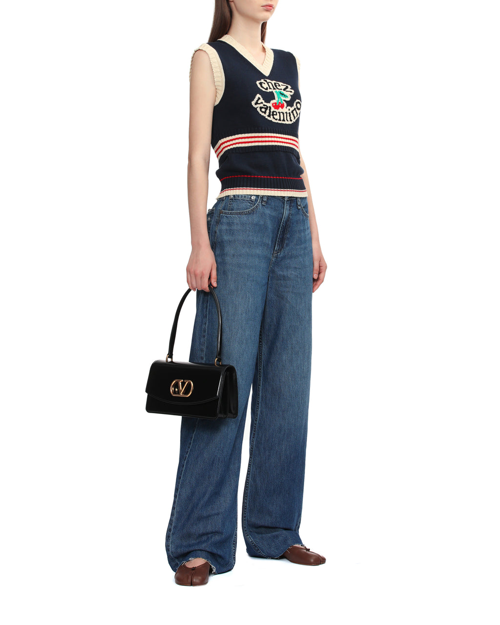 Vain top handle bag