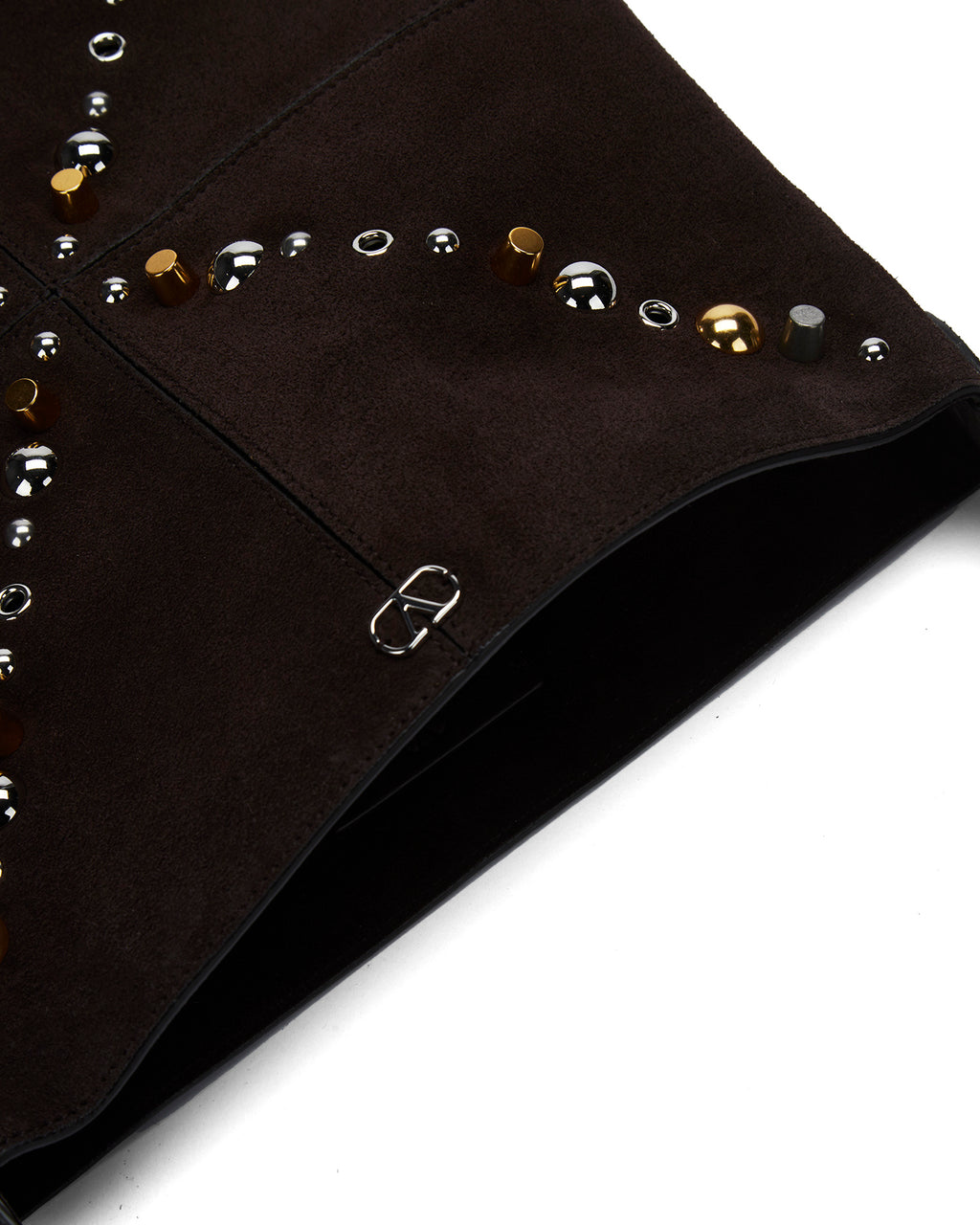 Nellcôte suede shoulder bag with fringes