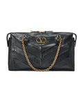 Panthea shoulder bag with chevron pattern