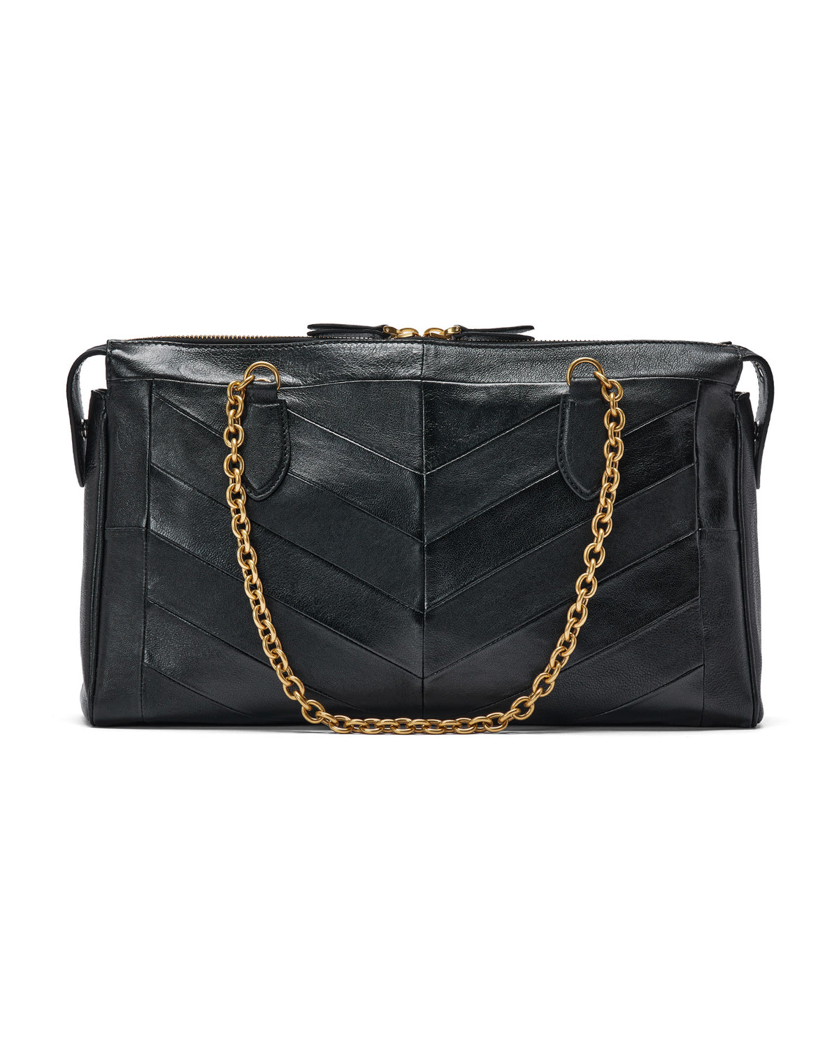 Panthea shoulder bag with chevron pattern