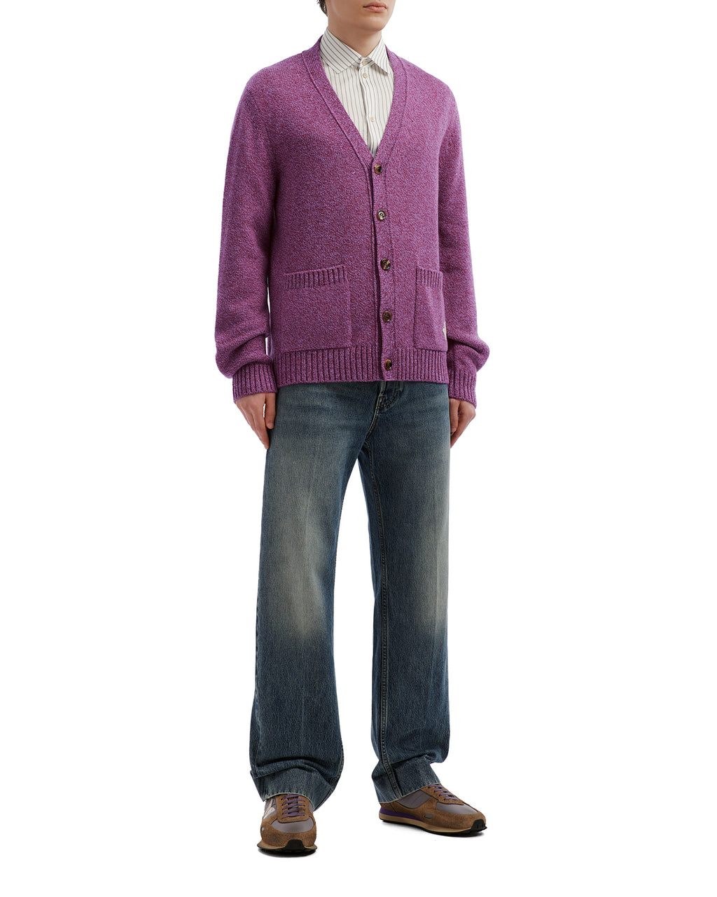 V-neck cardigan