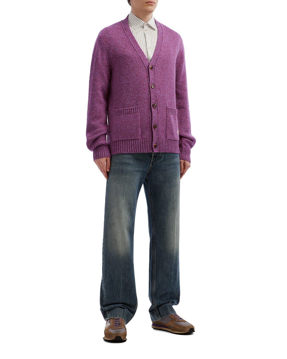 V-neck cardigan