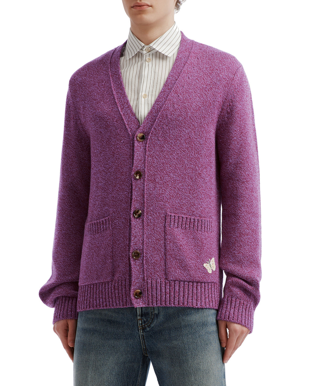 V-neck cardigan