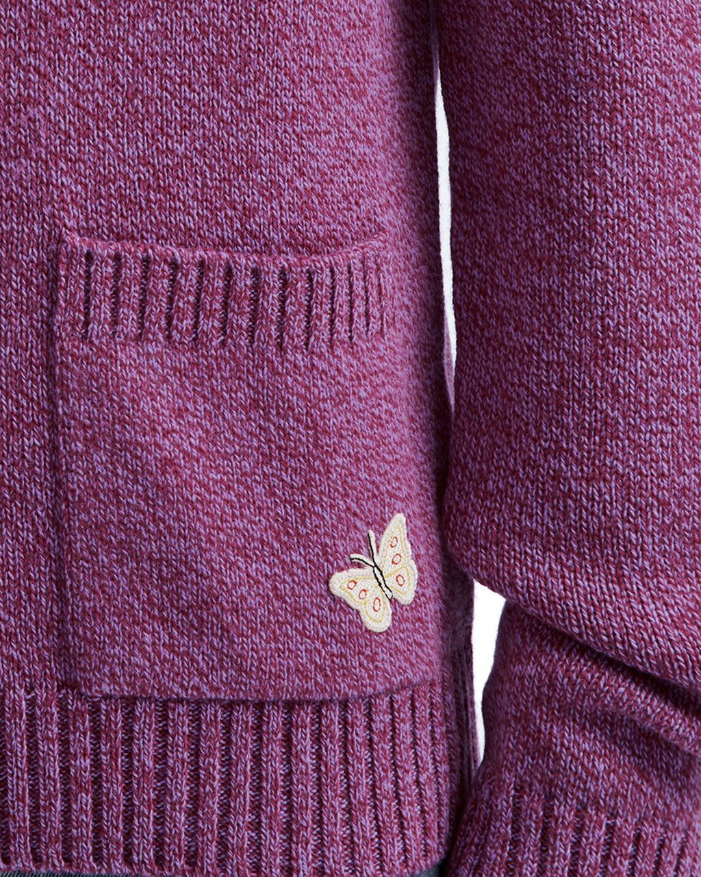 V-neck cardigan