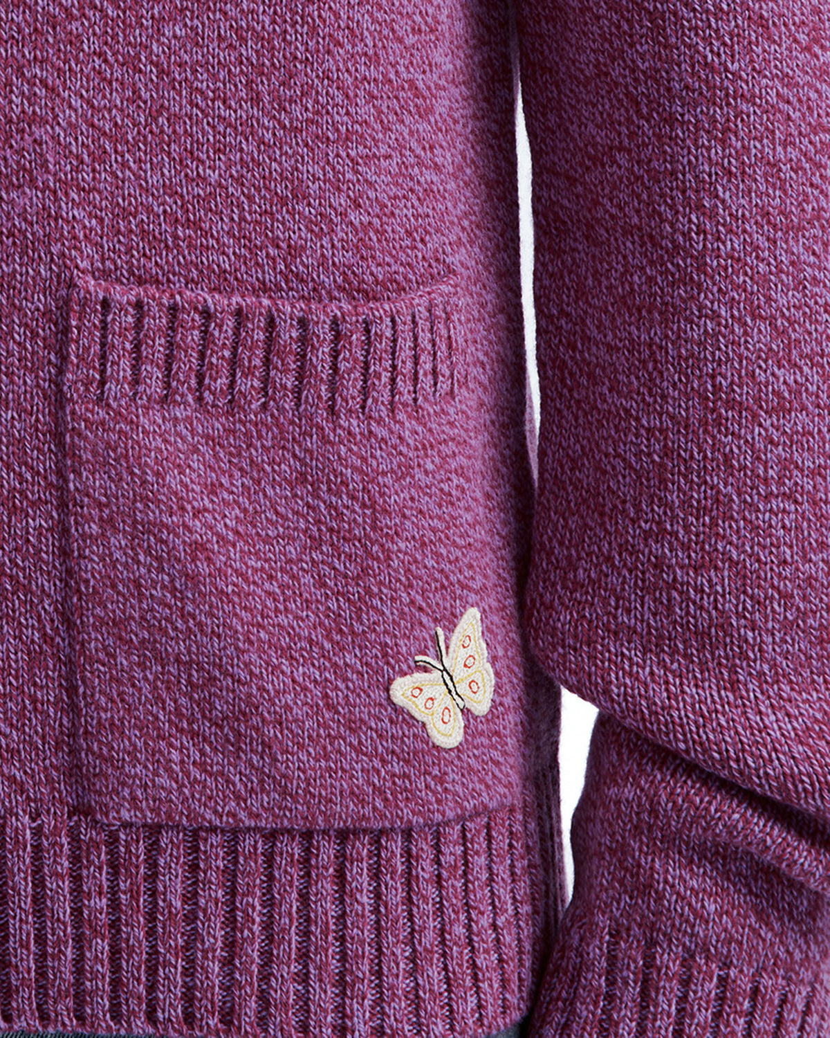 V-neck cardigan