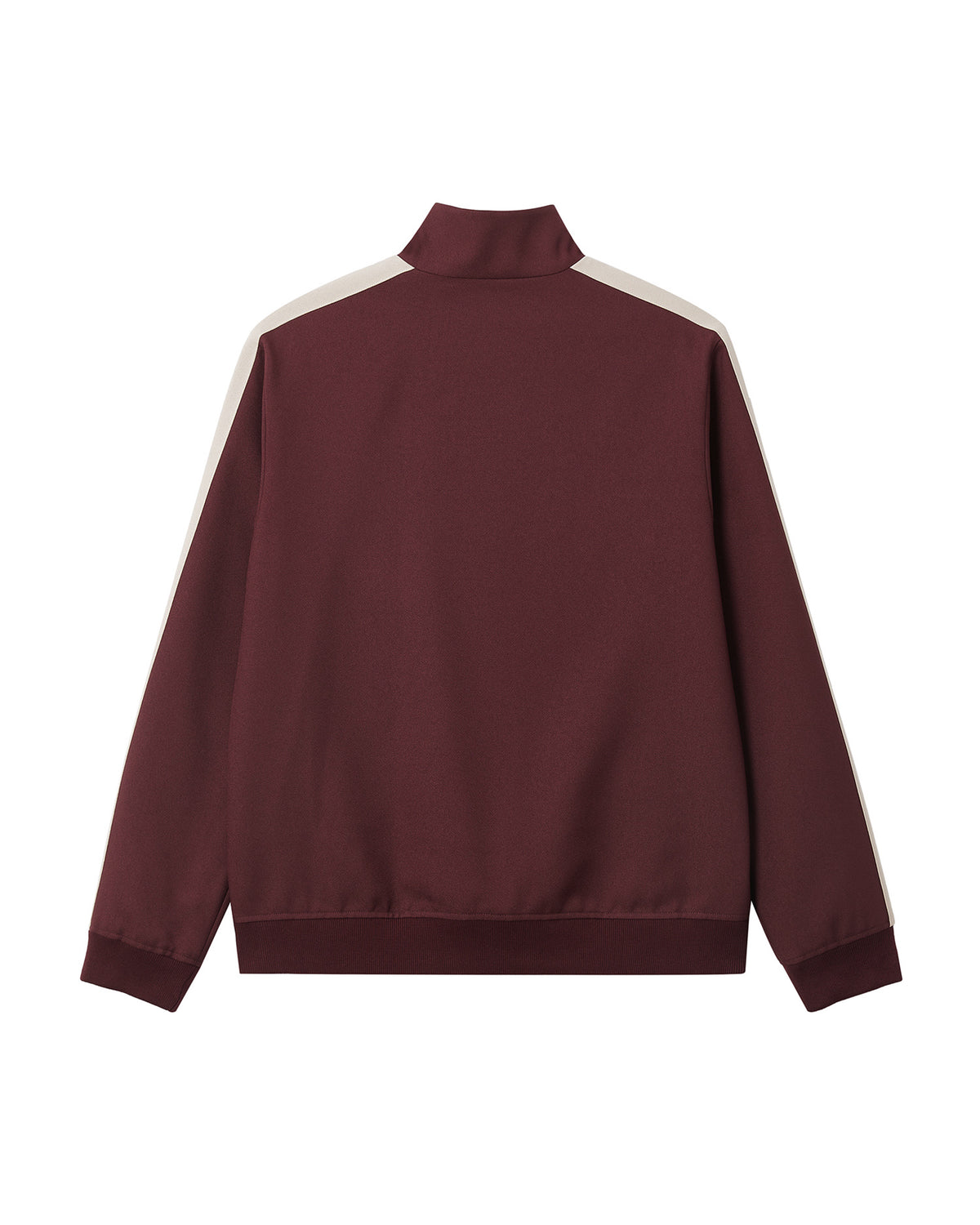 VGold striped drill zip-up jacket
