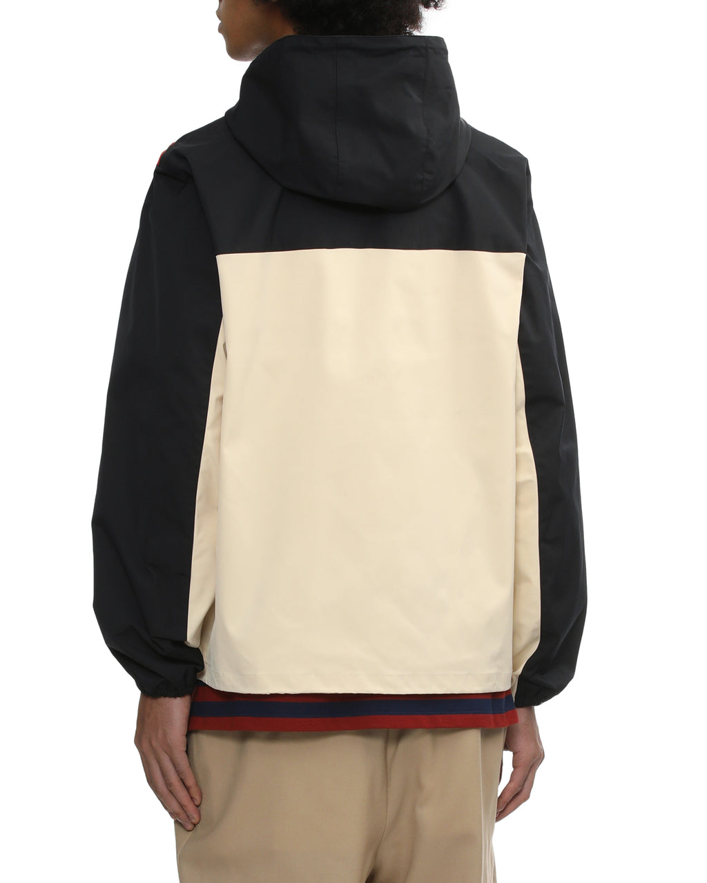 Hooded panelled jacket