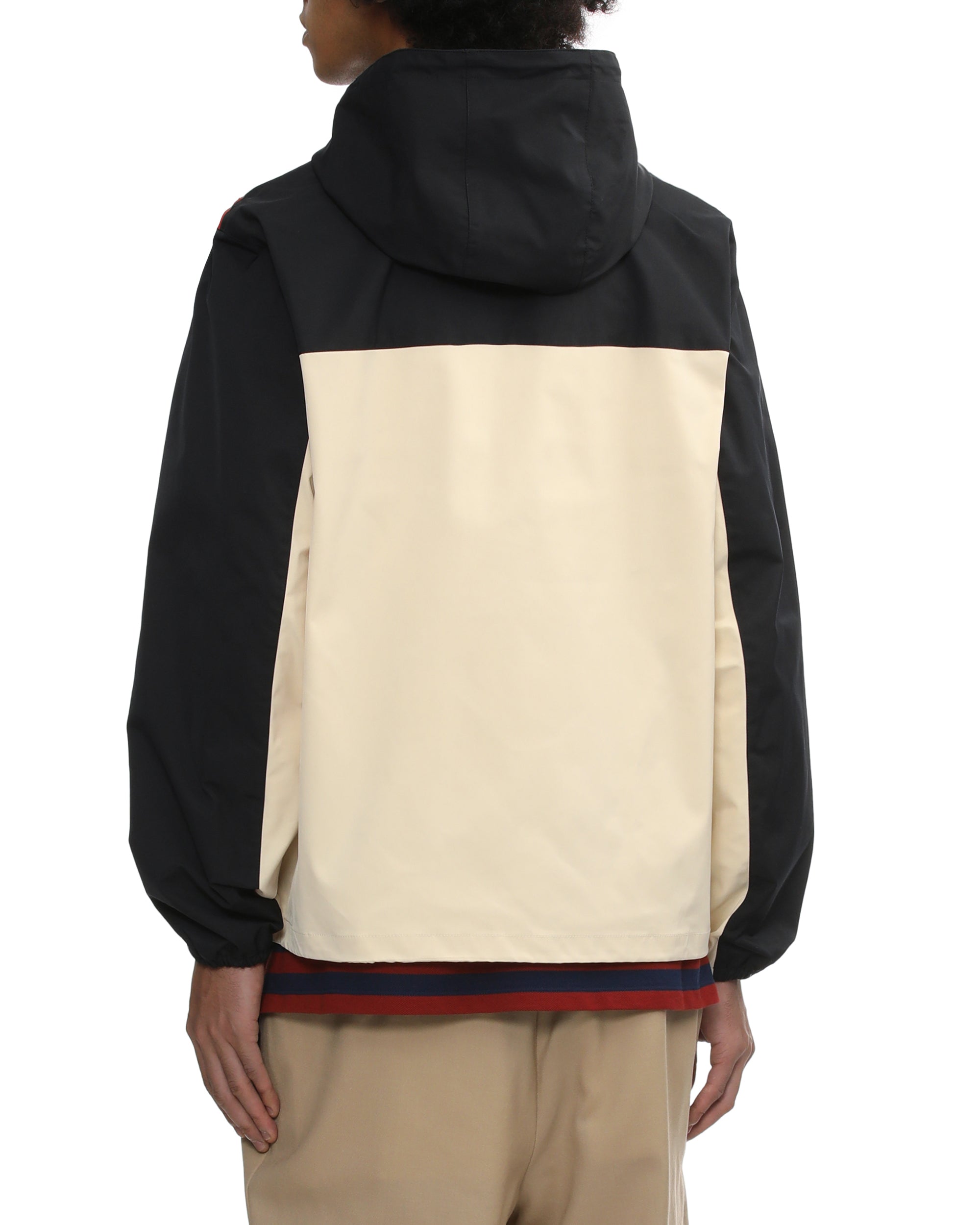 Hooded panelled jacket