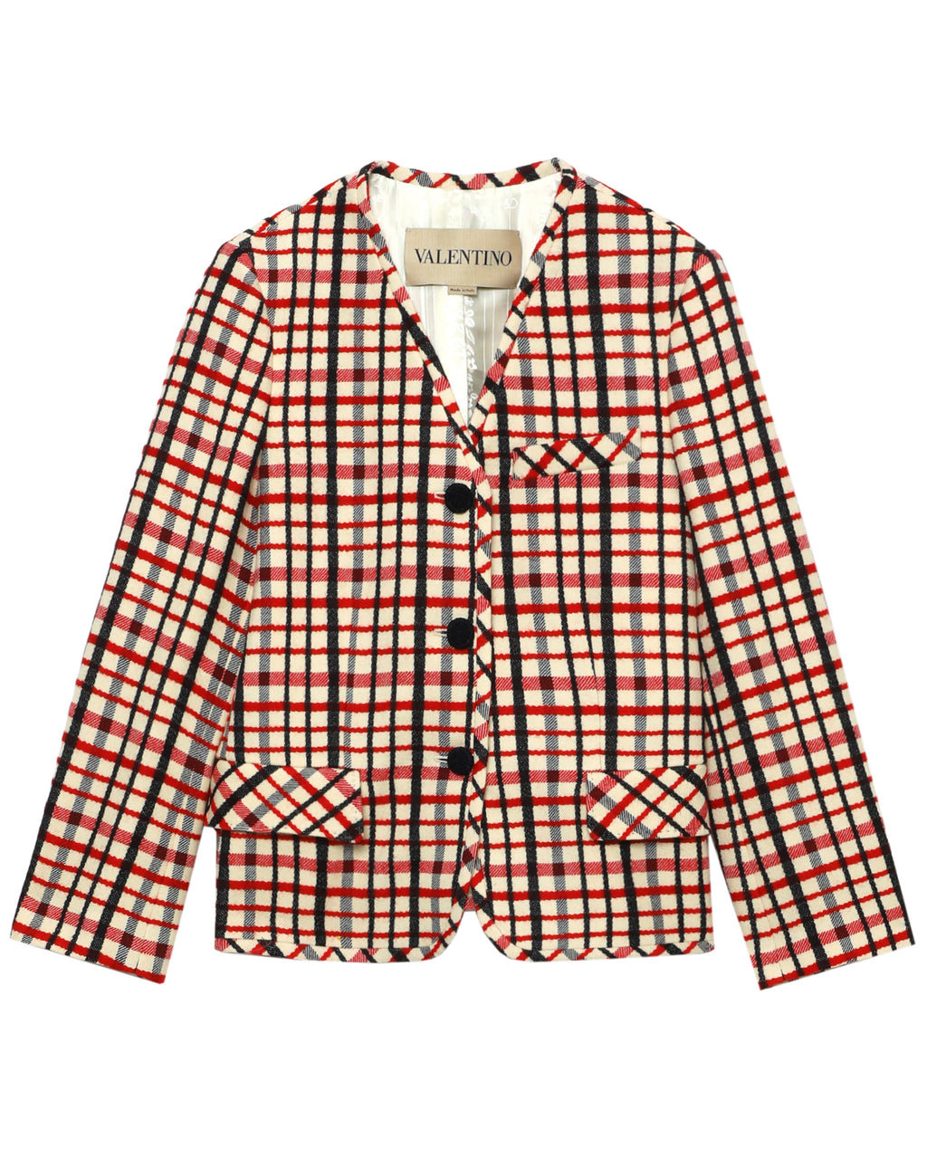 Checkered blazer
