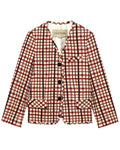 Checkered blazer