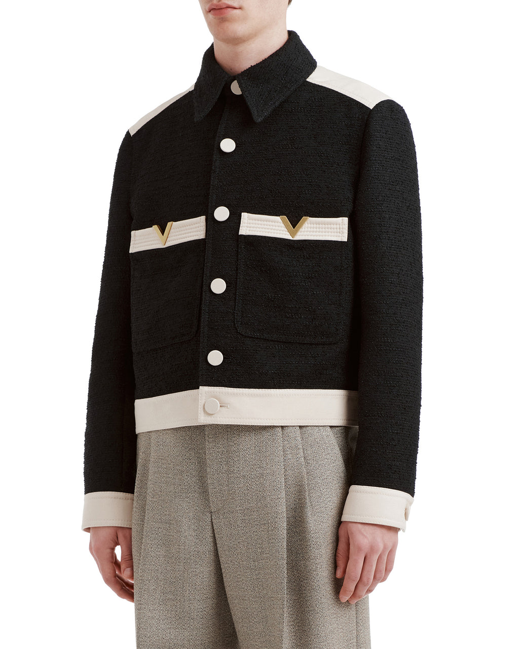 Buttoned jacket