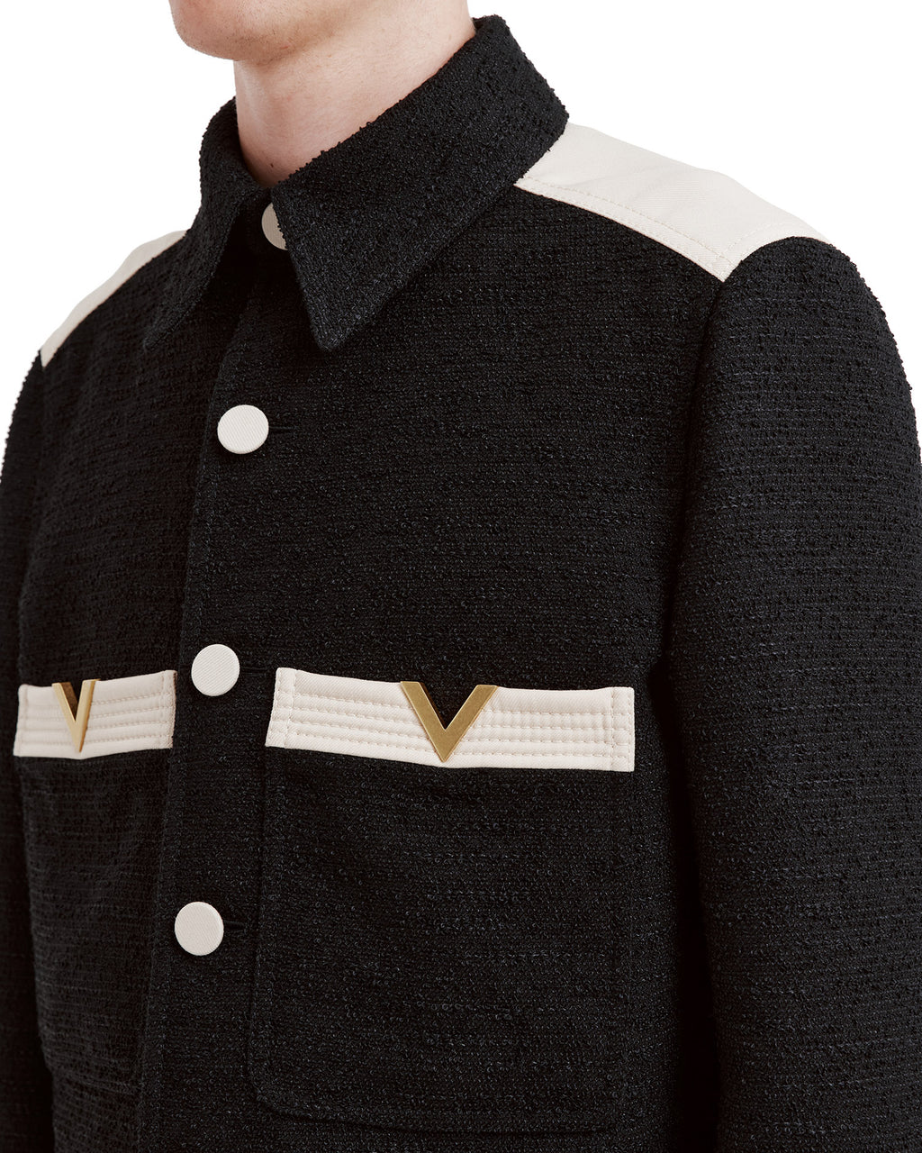 Buttoned jacket