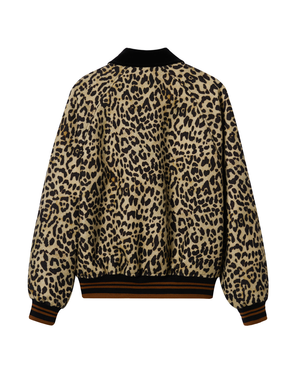 Leopard bomber jacket