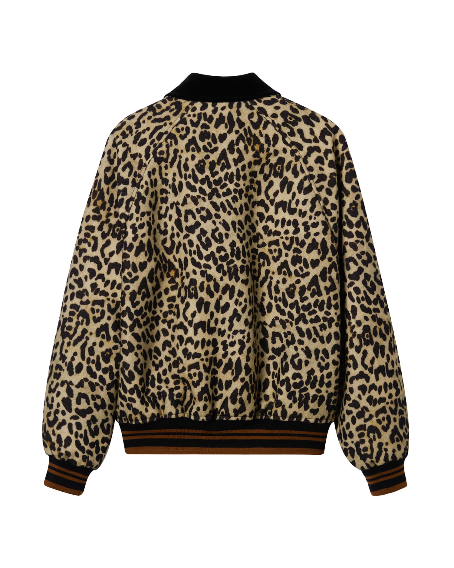 Leopard bomber jacket