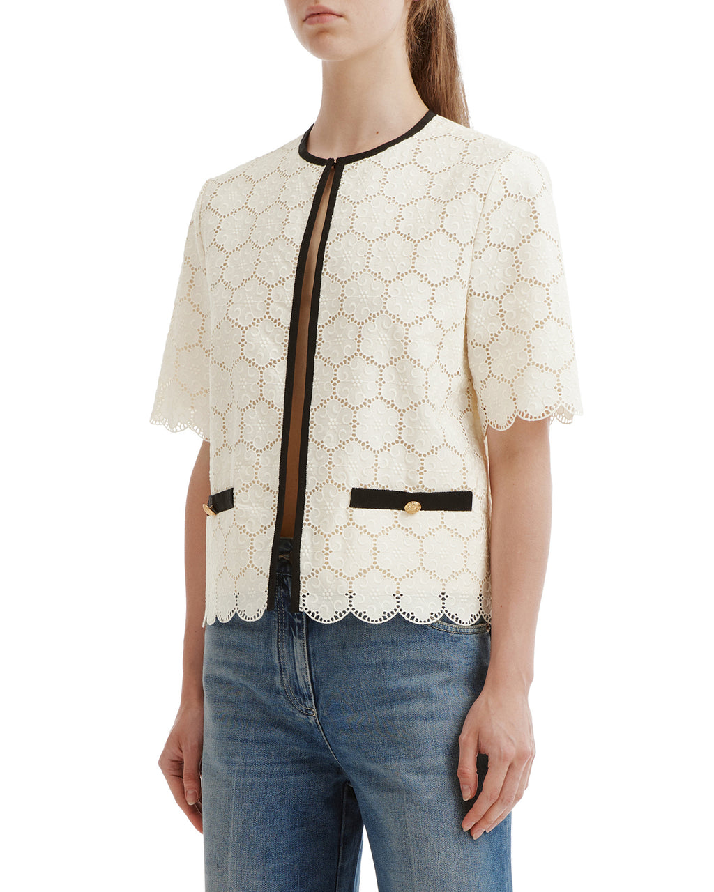 Broderie anglaise jacket