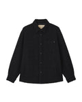 Cotton tweed shirt jacket