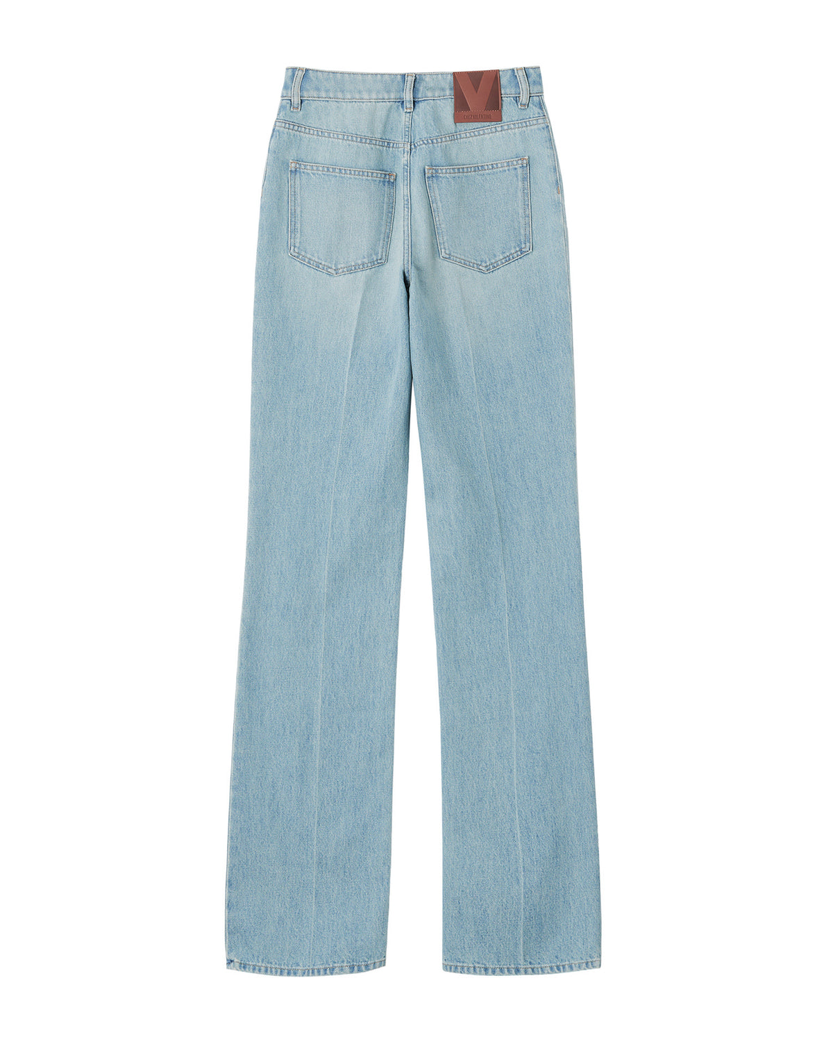 Button-front jeans