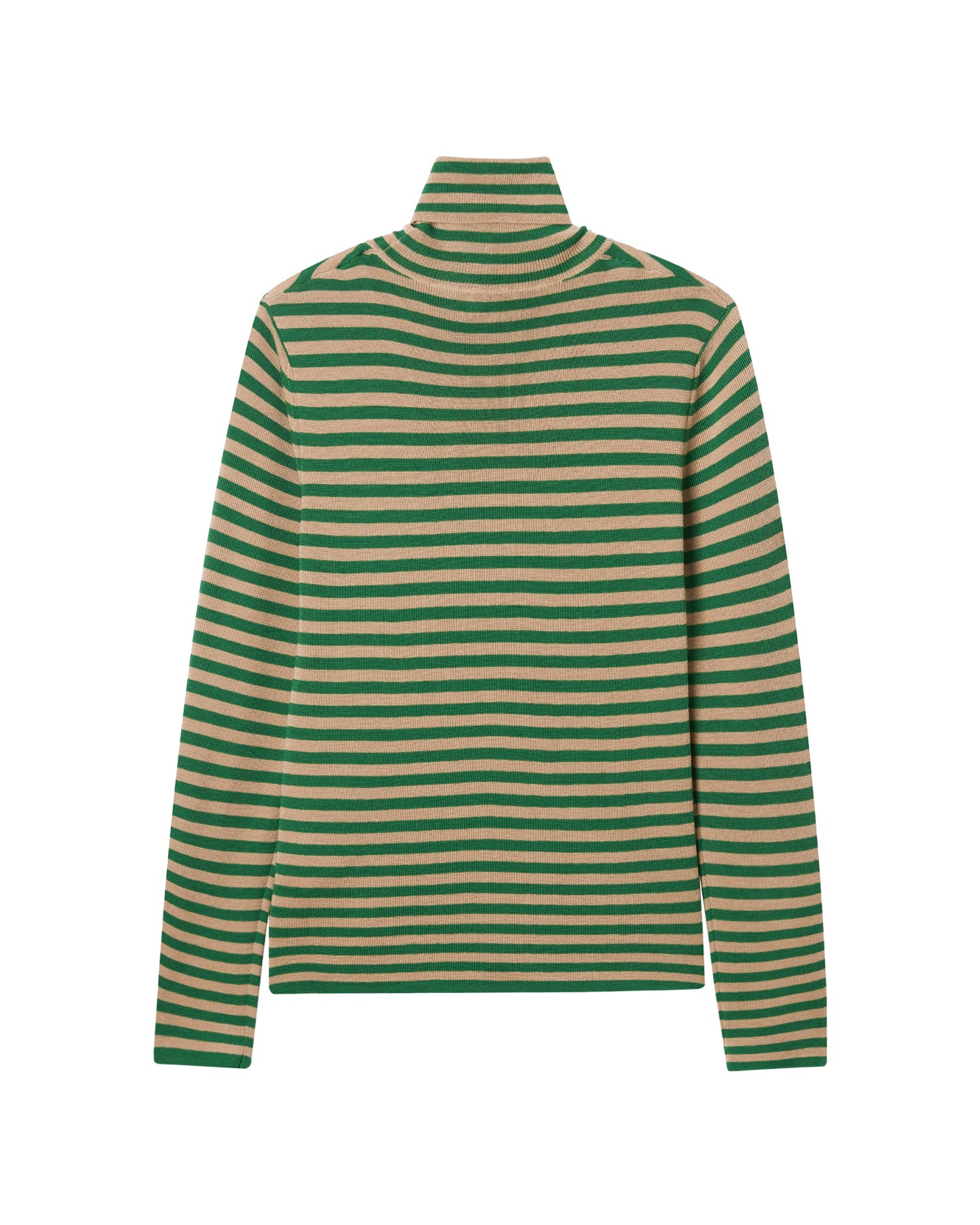 Striped turtleneck