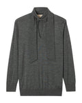 Tie neck jumper
