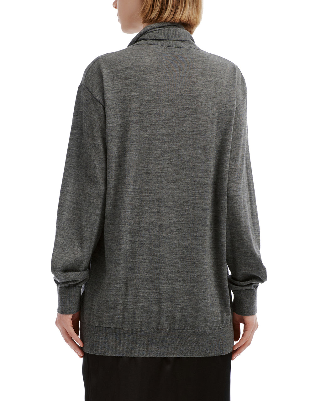 Tie neck jumper