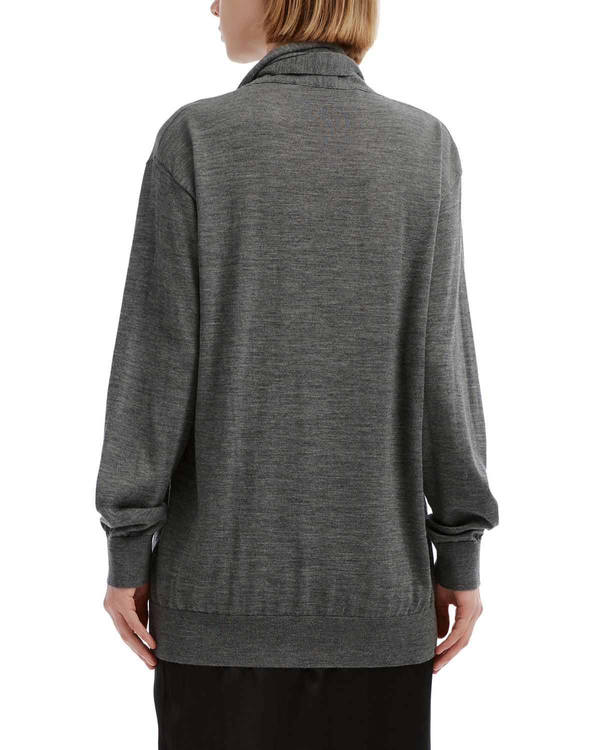 Tie neck jumper