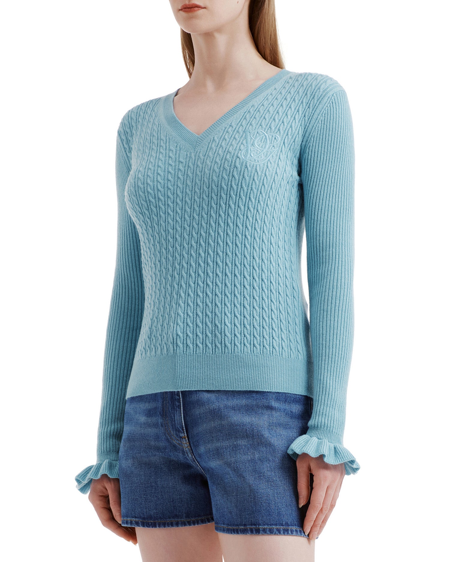 V-neck sweater