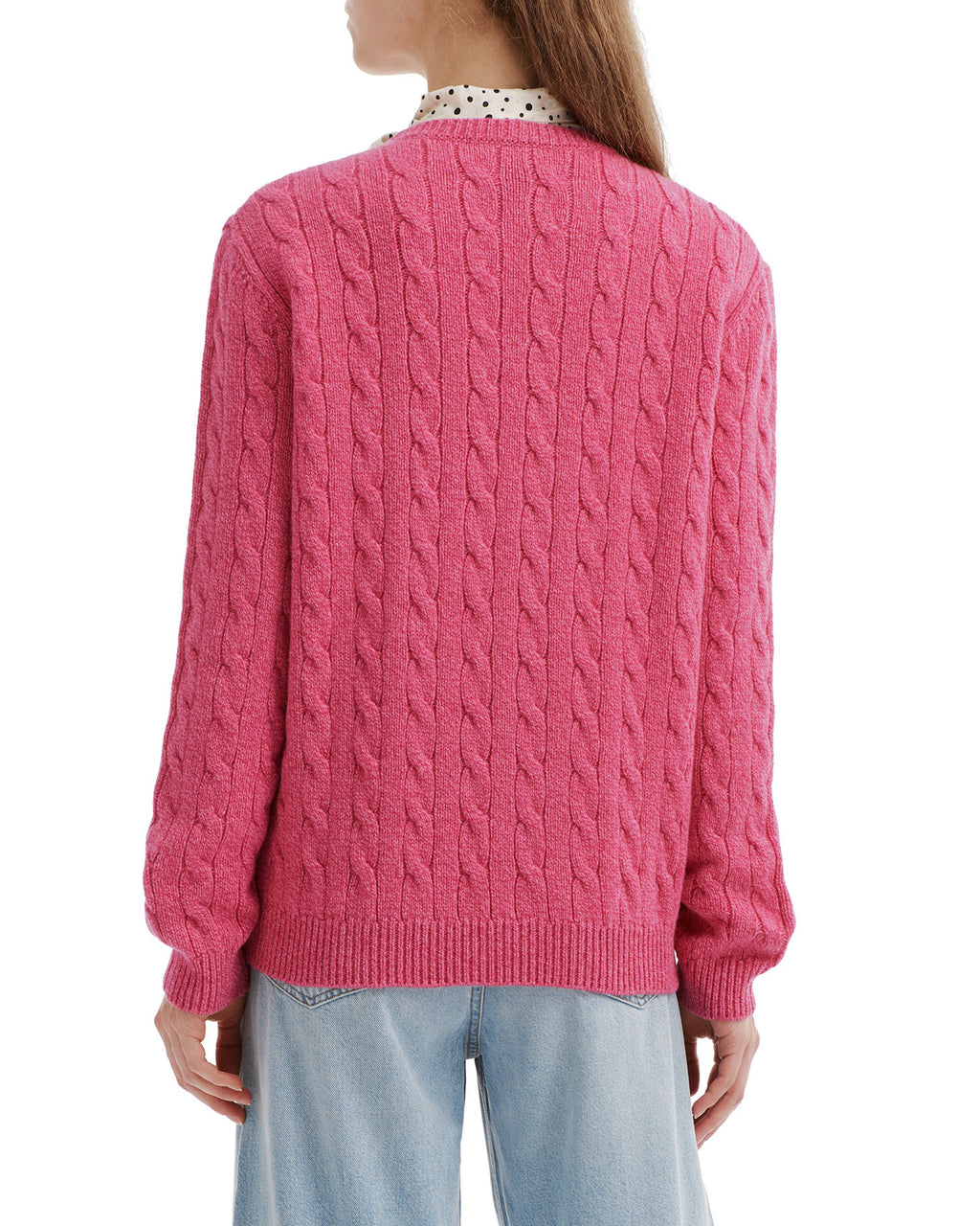 Cable knit sweater