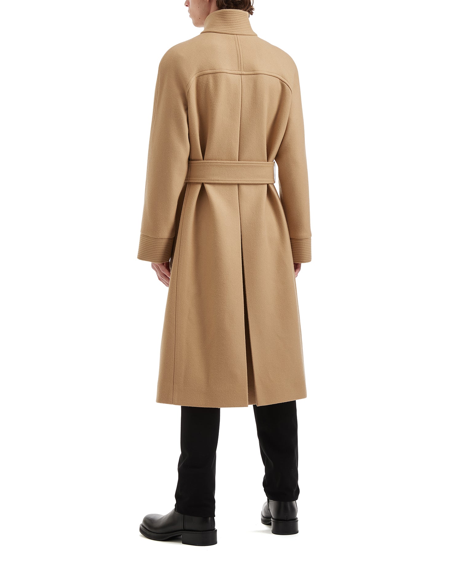 Double-breasted trench coat