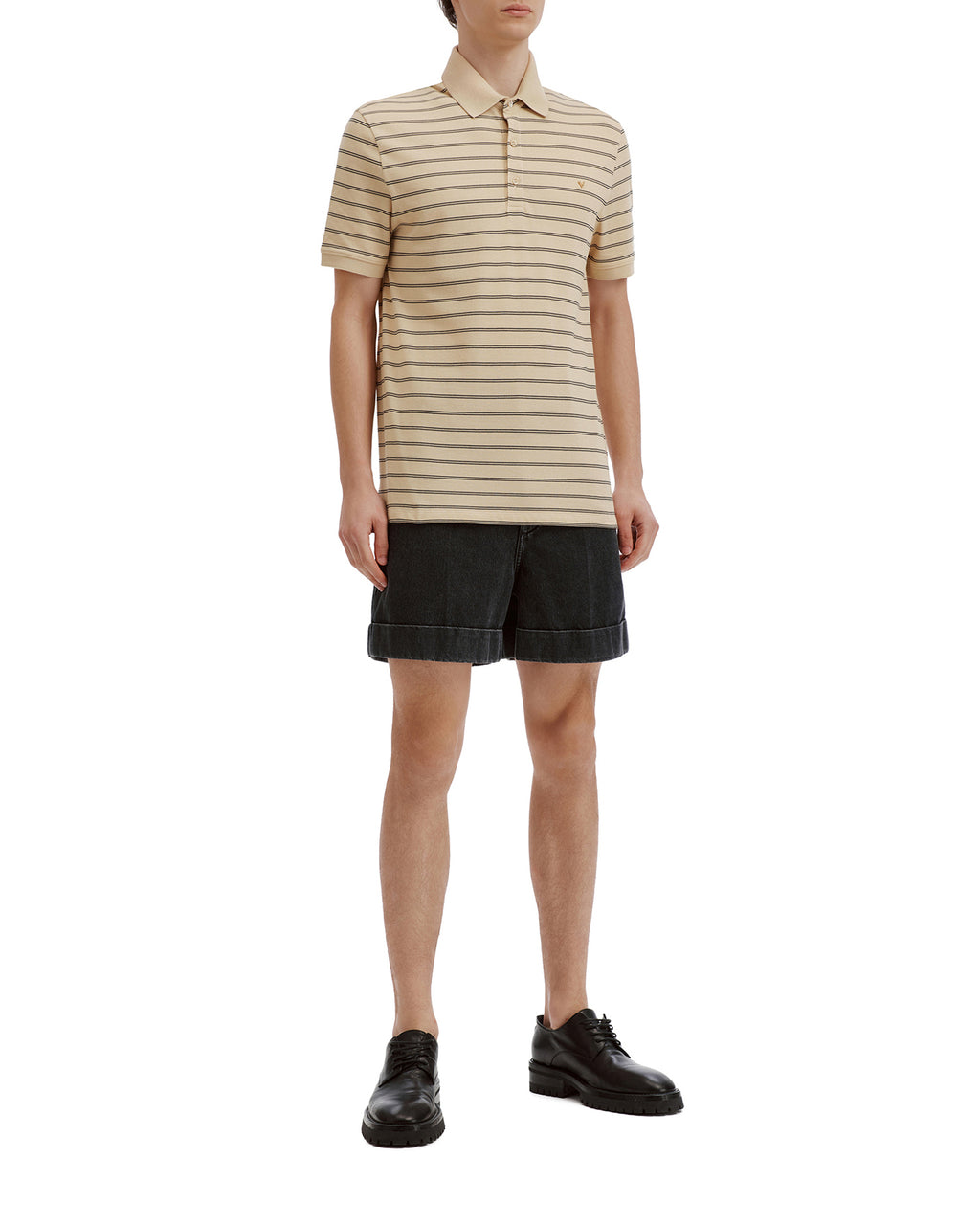 Cotton pique polo shirt