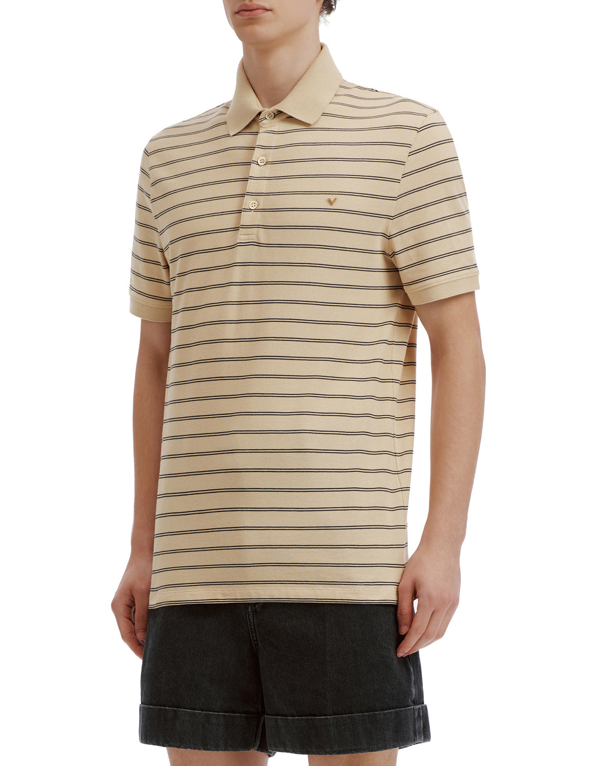Cotton pique polo shirt